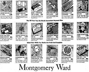 Wisconsin State Journal toy ads: 1940s